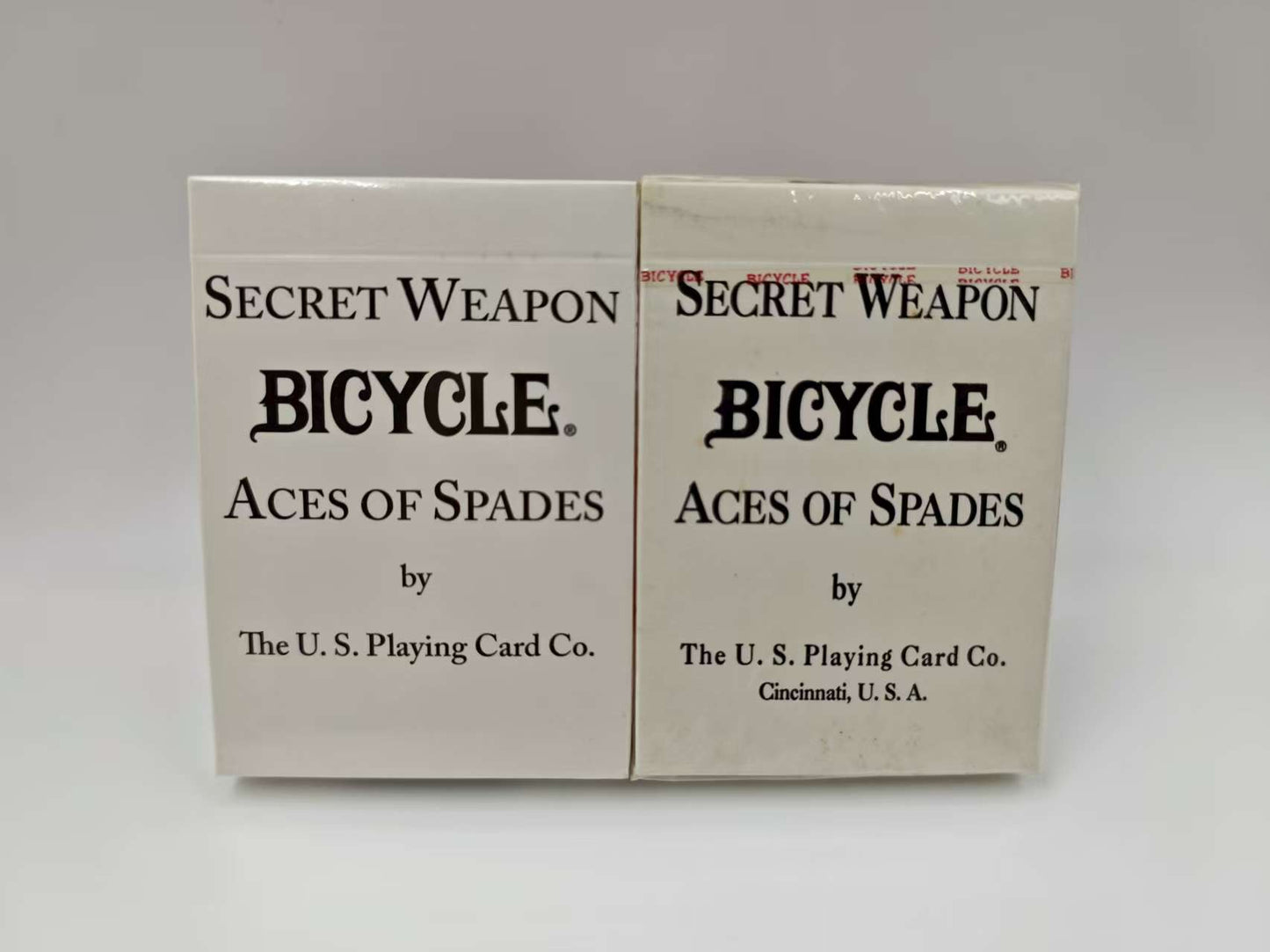 Secret Weapon Ace of Spades 1991 and 2013 set