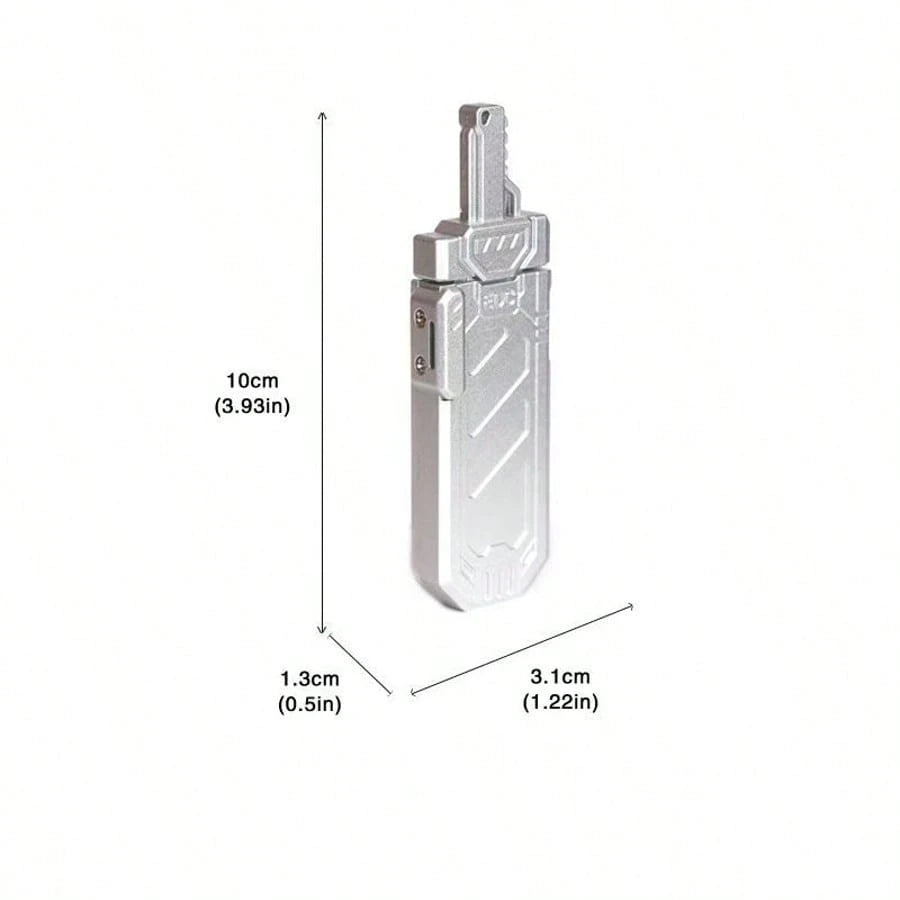 Sword Shaped Magnetic Push Card – Metal EDC Fingertip Fidget Slider