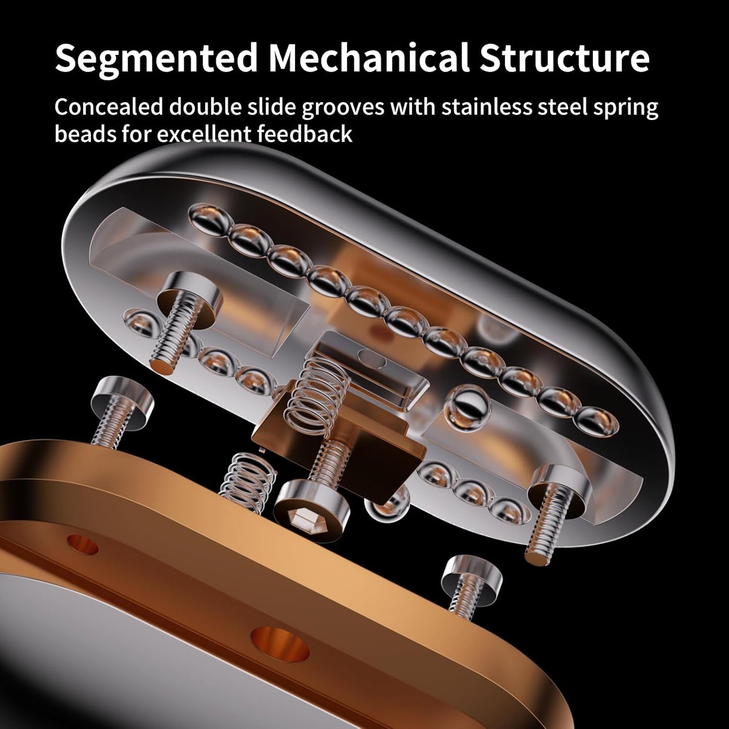 Mech Egg Fidget Slider Metal Fidget Toys EDC Clicky Slider Fidget Egg Sensory