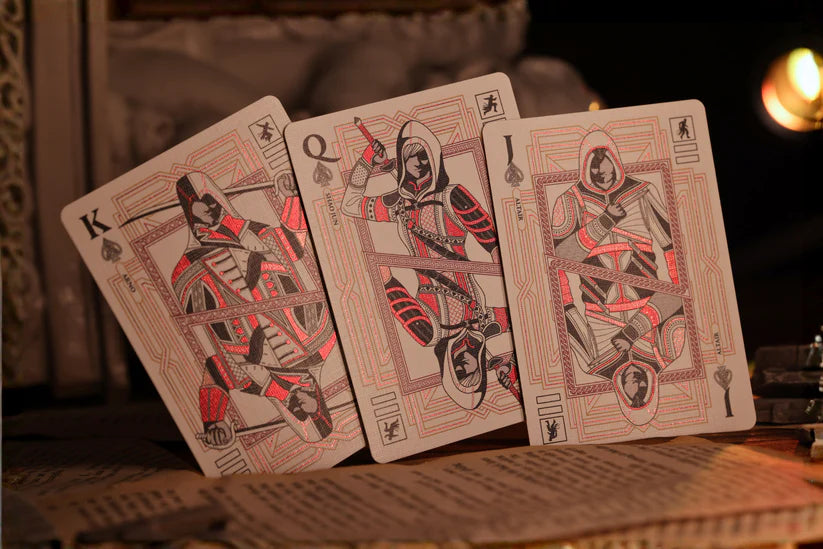 Assassin's Creed Legacy Ver. II Playing Cards - Garnet Hidden Blade Edition