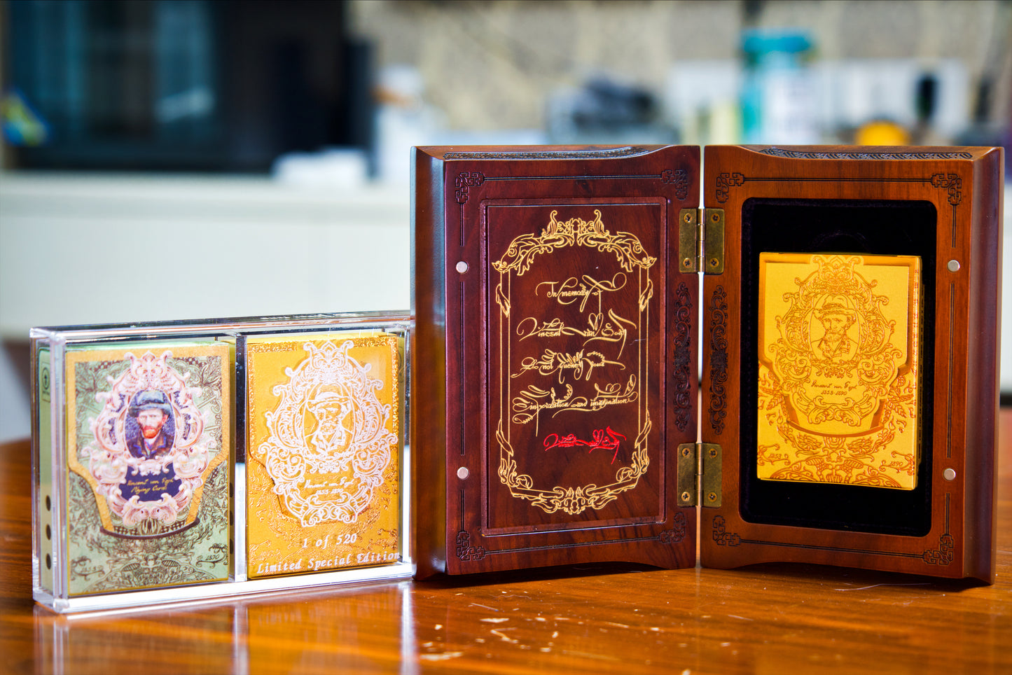 “In memory of Van Gogh” Wooden Box Set